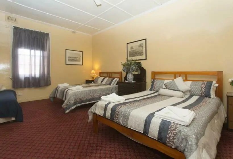Perhehuone Jaettu Kylpyhuone, Southern Railway Hotel Goulburn