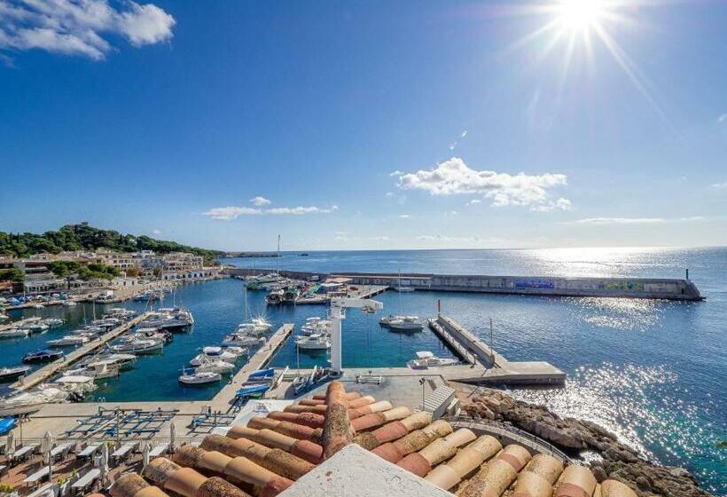 غرفة قياسية إطلالة جانبية علي البحر, Hostal Port Corona