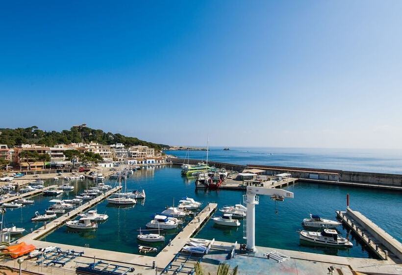 غرفة قياسية مطلّة علي البحر, Hostal Port Corona