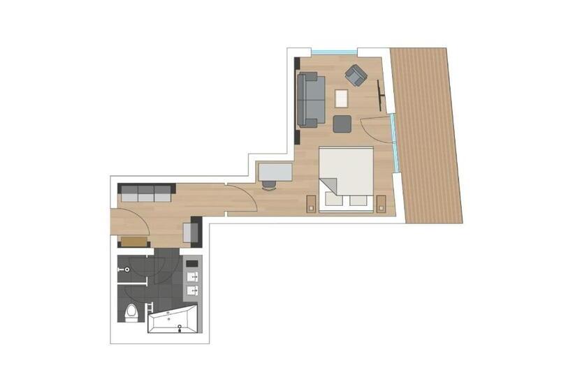 سوئیت با بالکن, Das Zwölferhaus