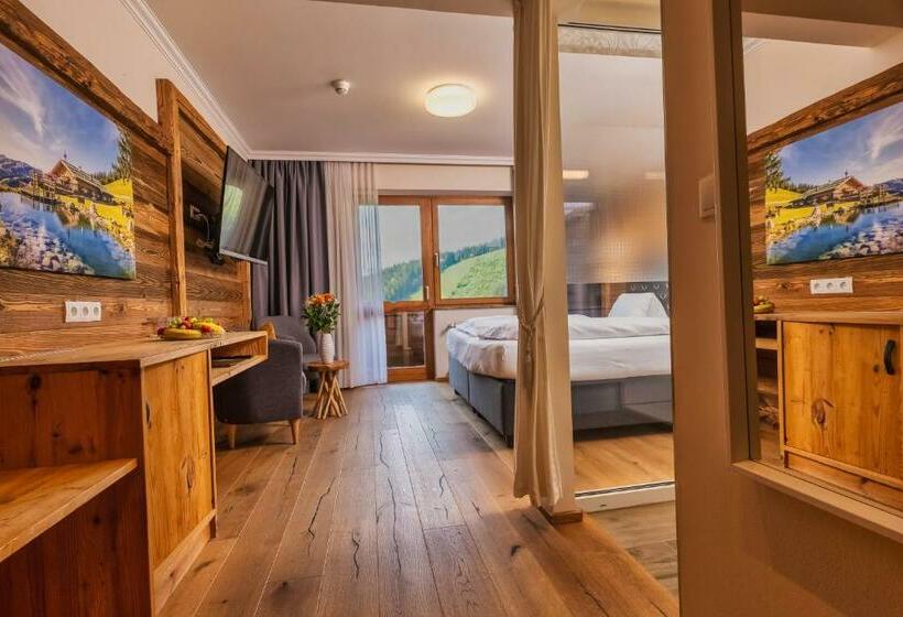 חדר סטנדרט עם מרפסת, Landhaus Ramsau