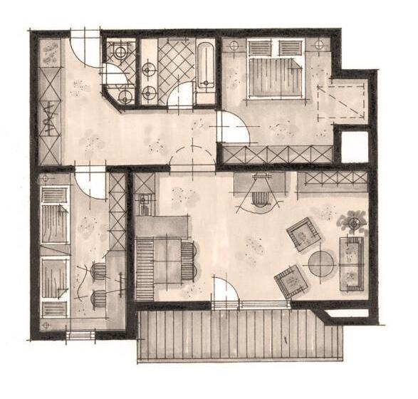 סוויטת 2 חדרי שינה, Mons Suites Wine Passion