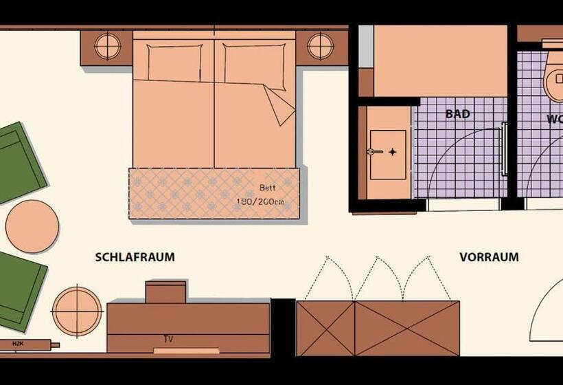 غرفة قياسية, Superior Hotel Schneider Ski In & Ski Out