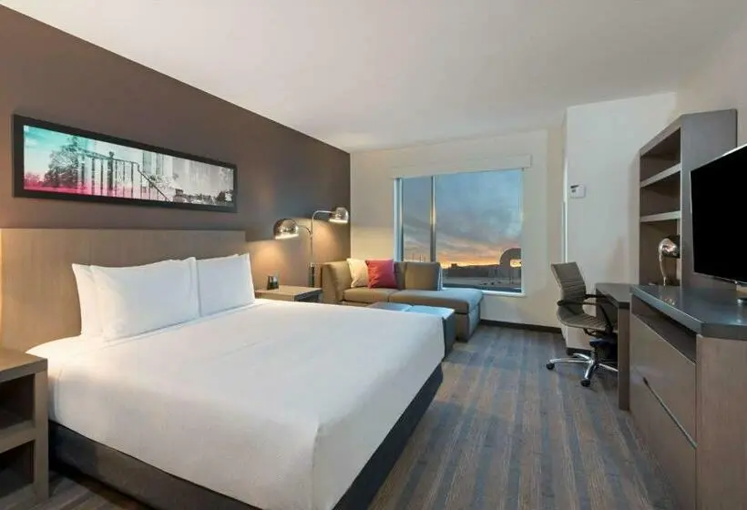キングサイズベッドのスタンダードルーム, Hyatt House Denver/downtown