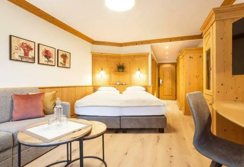 اتاق استاندارد با چشم‌اندازهای پانوراما, Living & Spa Vitalhotel Edelweiss