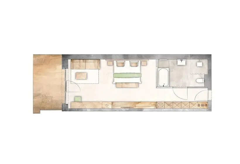 سوییت جونیور, Living & Spa Vitalhotel Edelweiss