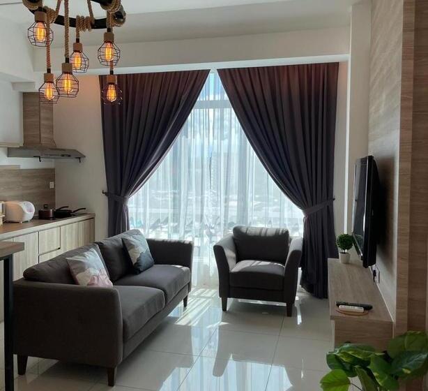 침실 2개 스위트, 2bedroom Sutera Avenue Kota Kinabalu By Twen8ty Homestay