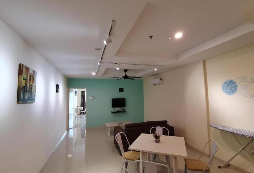 جناح عائلي, Marina Island Lumut Homestay By Goopro