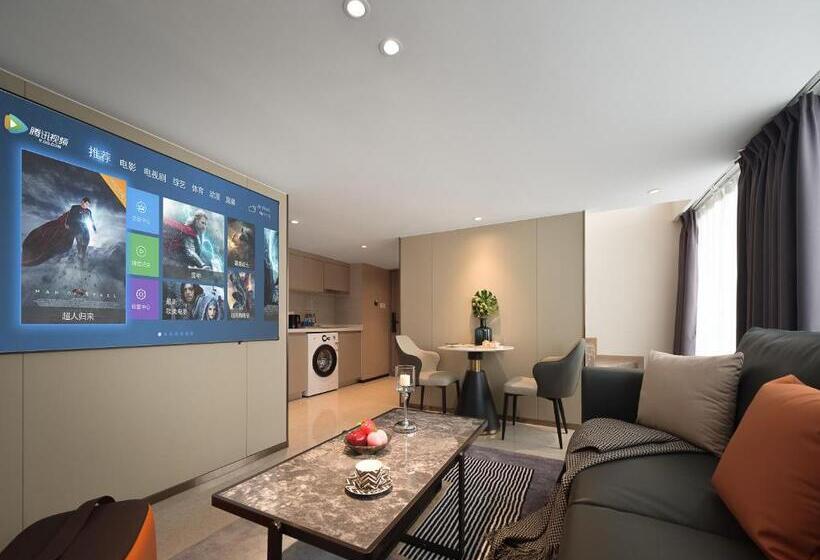 2 Bedroom Suite, East Maple Hotel Apartment   Guangzhou Financial City Sanxi Metro Station