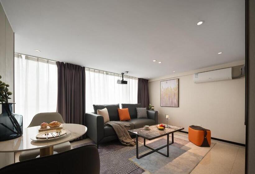 2 Bedroom Suite, East Maple Hotel Apartment   Guangzhou Financial City Sanxi Metro Station