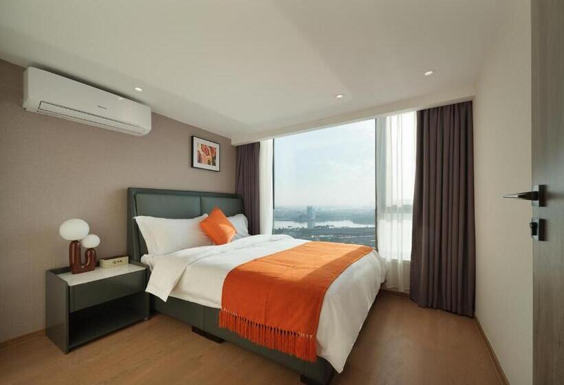 3 Bedroom Suite, East Maple Hotel Apartment   Guangzhou Financial City Sanxi Metro Station