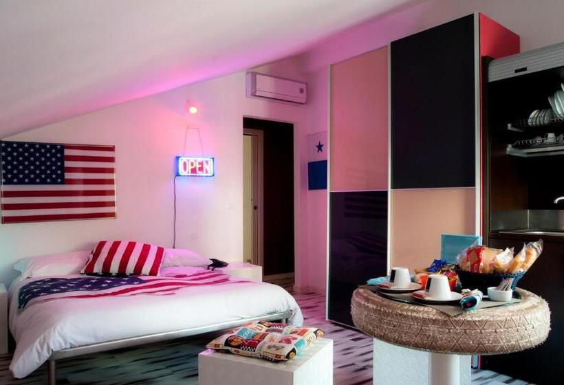 اتاق استاندارد چهار تخته, Al Volo B&b