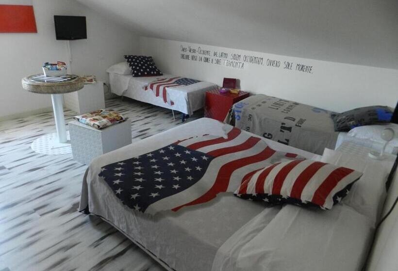 اتاق استاندارد چهار تخته, Al Volo B&b