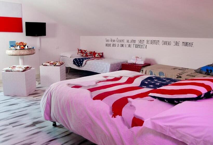 اتاق استاندارد چهار تخته, Al Volo B&b