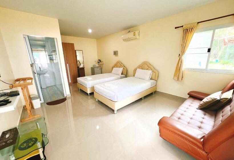 Habitació Estàndard Vista Mar, พายเนอรี รีสอร์ท @แหล่มแท่น