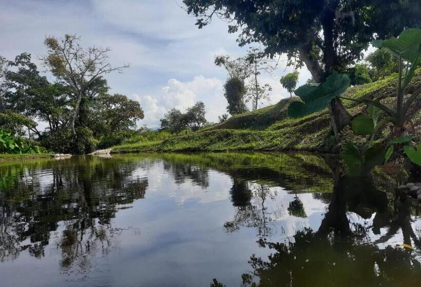 חדר משפחתי נוף לגינה, Hacienda Rosa Franca