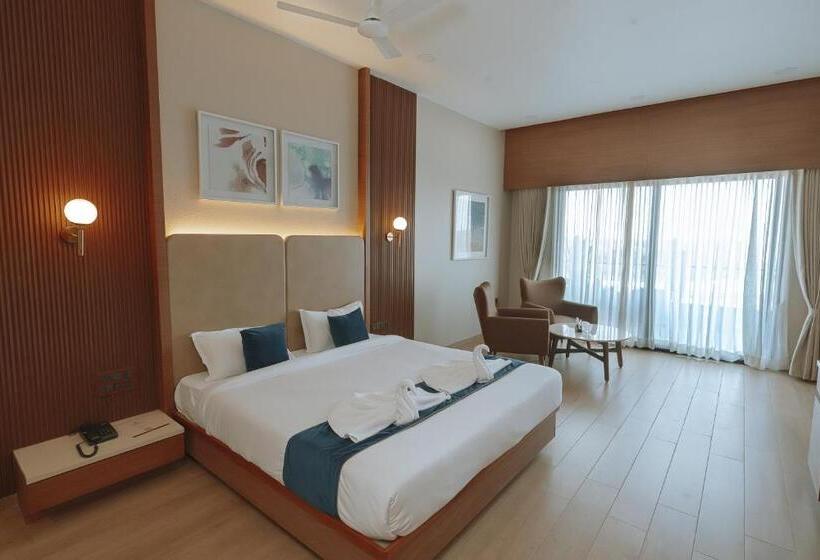 带大床的高级房间, Maroon