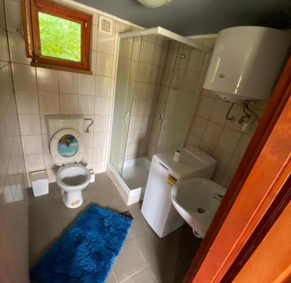 חדר סטנדרט לשלושה עם נוף לגינה, Babér Apartmanház Balatonakarattya