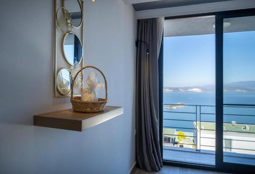 آپارتمان 1 خوابه با چشمانداز دریا, Argento Plazzo Hotel Bodrum