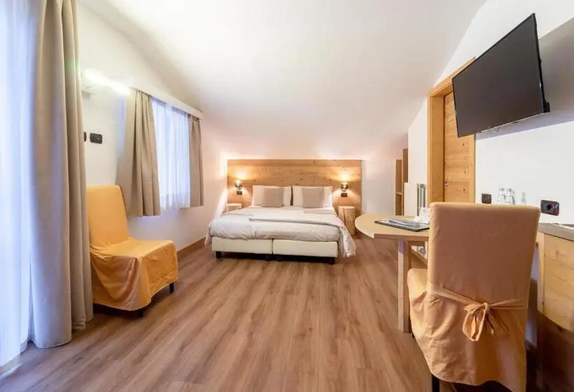 キングサイズベッドのデラックスルーム, Albergo Negritella