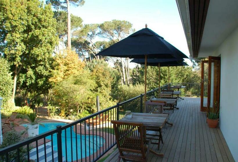 غرفة قياسية مطلّة علي حمام السباحة, Villa Helderberg