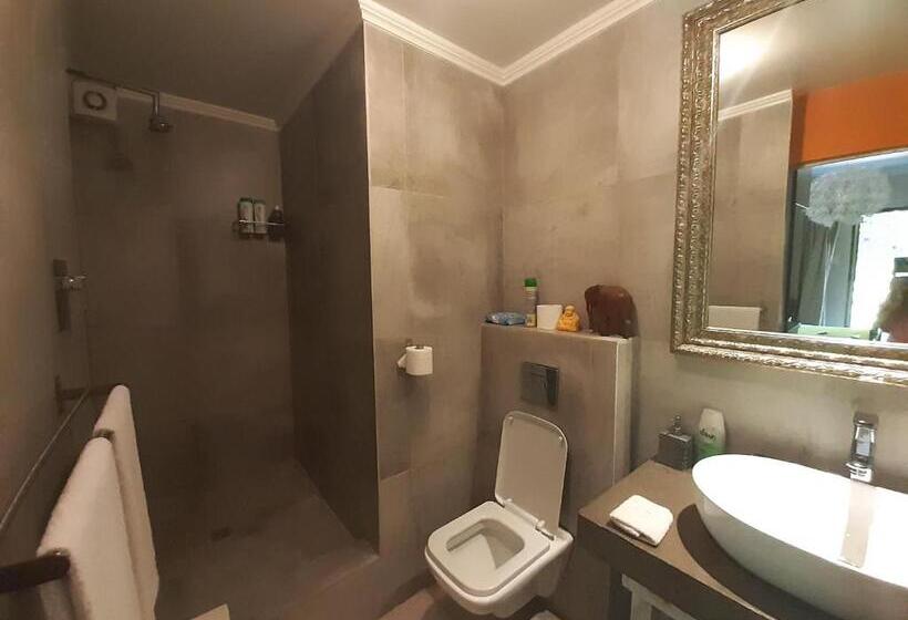 غرفة قياسية مطلّة علي حمام السباحة, Villa Helderberg