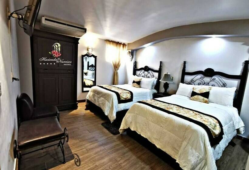 Standaardkamer met 2 Tweepersoonsbedden, Hacienda Los Narcisos