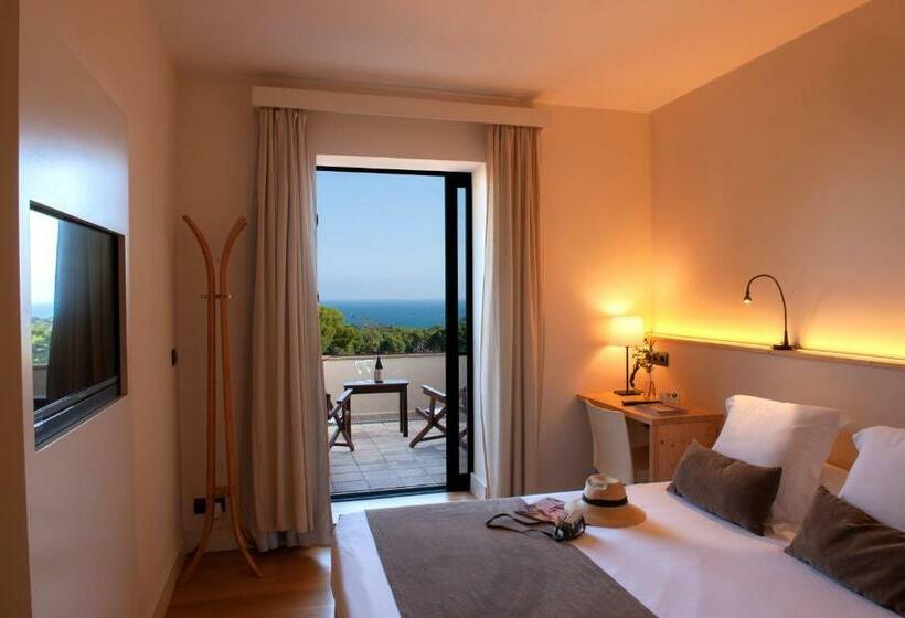 اتاق استاندارد با تراس و چشم‌انداز دریا, L Aixart Aiguablava