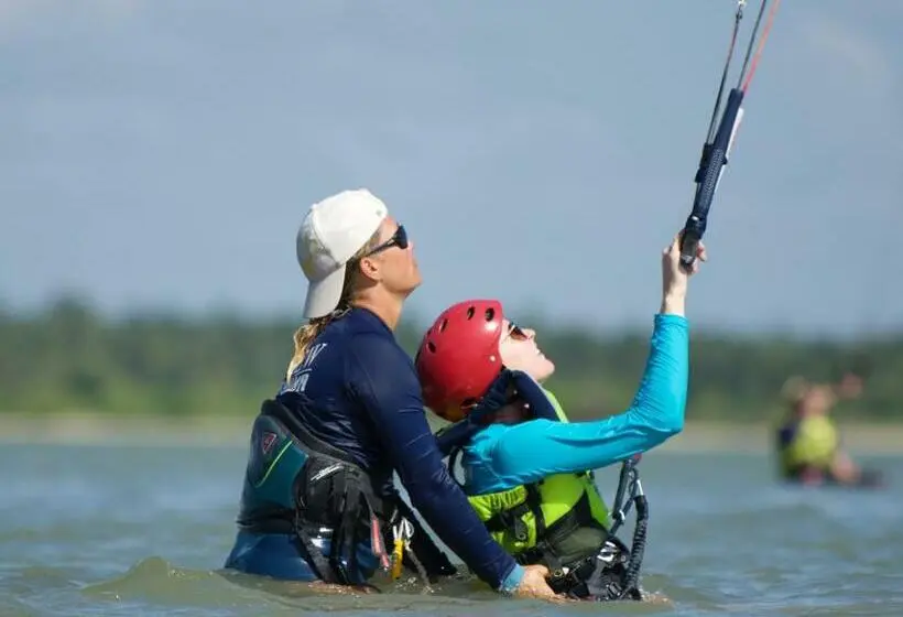 Standard-huone Terassi, De Silva Wind Resort Kalpitiya  Kitesurfing School Sri Lanka