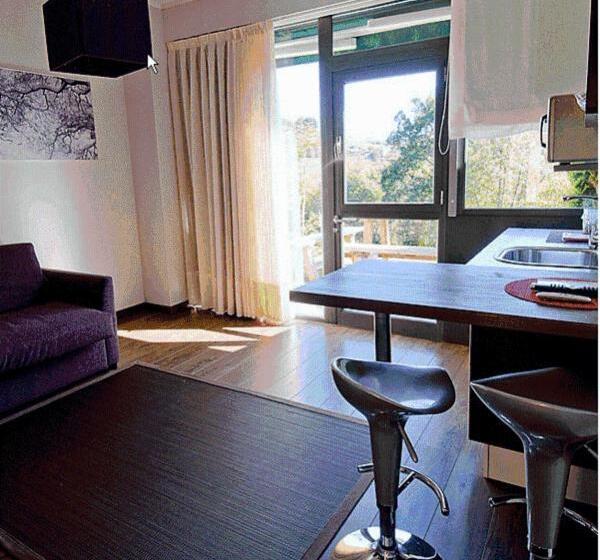 غرفة قياسية مزوَّدة بتراس, La Casona De Abamia