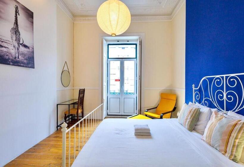 اتاق استاندارد با سرویس بهداشتی مشترک, Ambiente Hostel