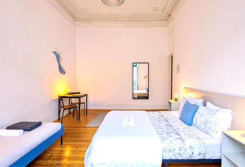 اتاق استاندارد سه تخته با سرویس بهداشتی مشترک, Ambiente Hostel