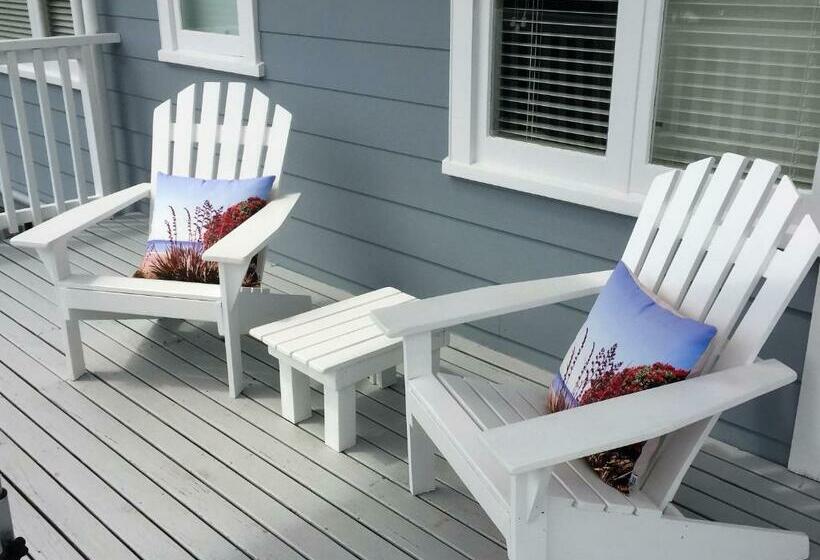 חדר סטנדרט נוף לים עם מרפסת, Kiwi House Waiheke