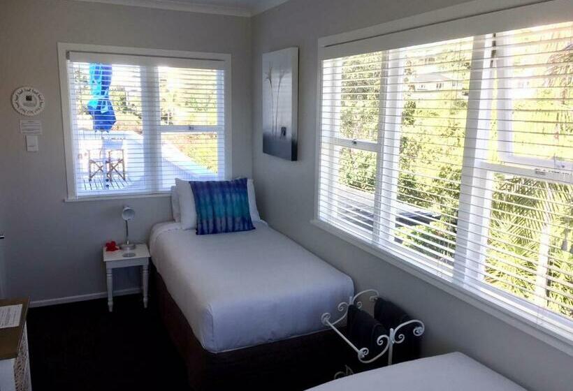 חדר סטנדרט נוף לים, Kiwi House Waiheke