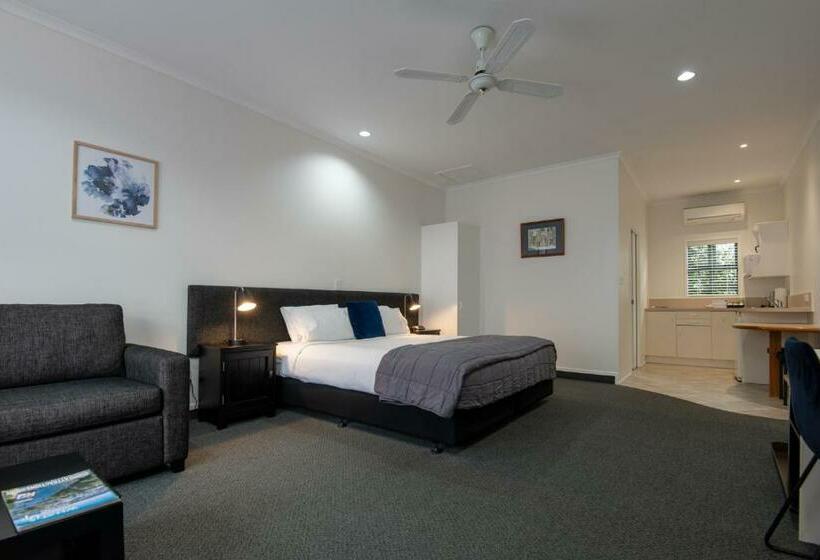 带大床的标准工作室, Cambridge Mews Motel