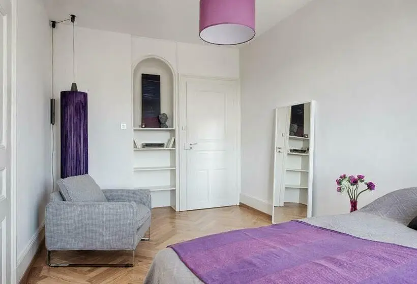 اتاق استاندارد با سرویس بهداشتی مشترک, Am Pavillon, Bed&kitchen