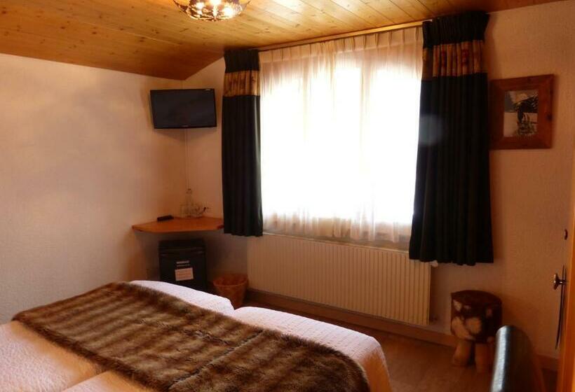 חדר סטנדרט עם נוף, Ermitage Verbier