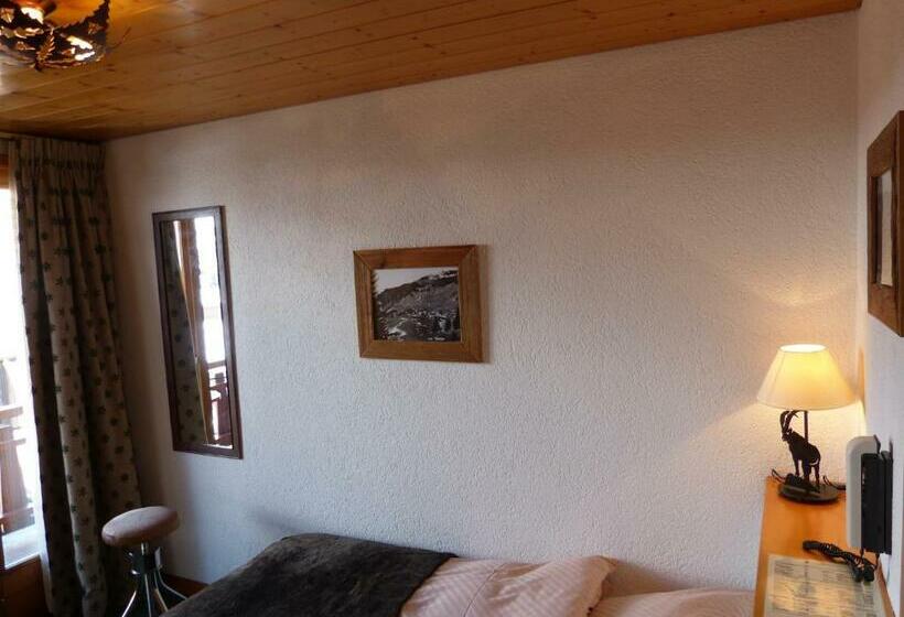 اتاق استاندارد یک تخته با چشم‌انداز, Ermitage Verbier
