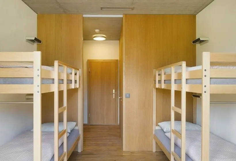 Standard Neljän Hengen Huone Jaettu Kylpyhuone, Interlaken Youth Hostel