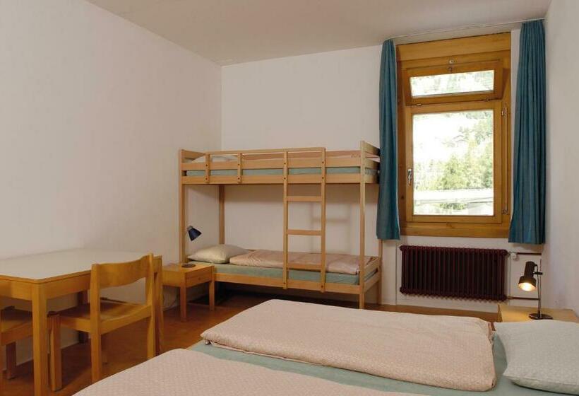 غرفة قياسية حمام مشترك, Pontresina Youth Hostel