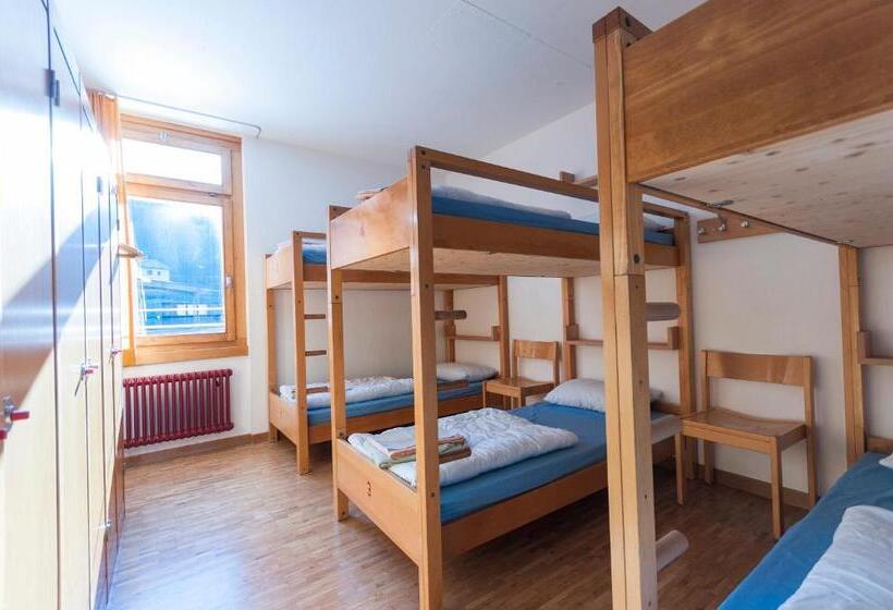 غرفة قياسية حمام مشترك, Pontresina Youth Hostel