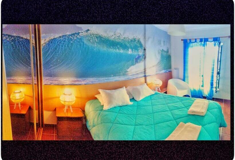 Номер Стандарт Совместная Ванная, Supertubos Beach Hostel