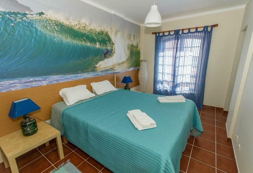 Номер Стандарт Совместная Ванная, Supertubos Beach Hostel