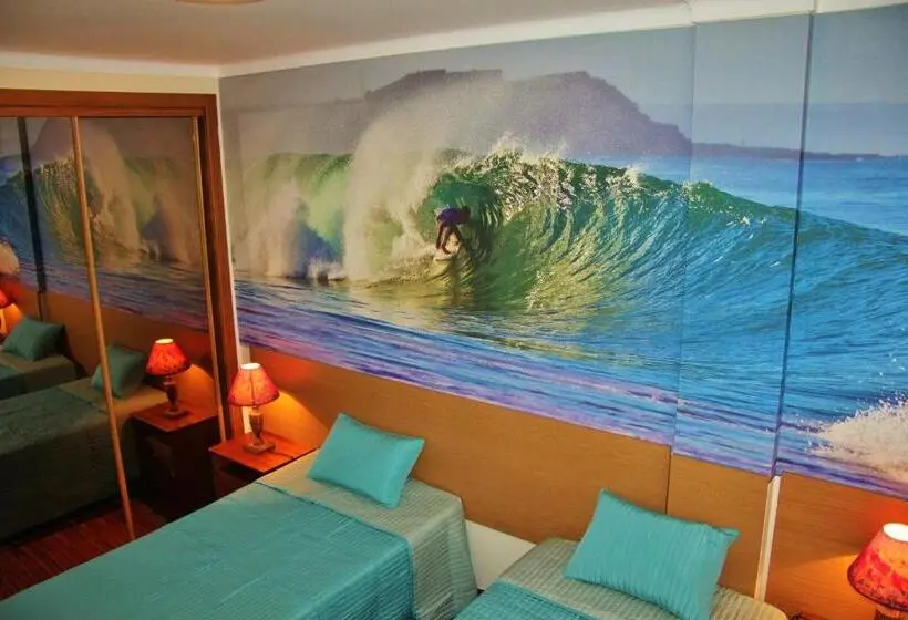 Standard-huone Jaettu Kylpyhuone, Supertubos Beach Hostel