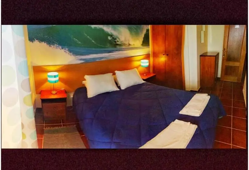 Standard-huone Merinäkymä Parveke, Supertubos Beach Hostel