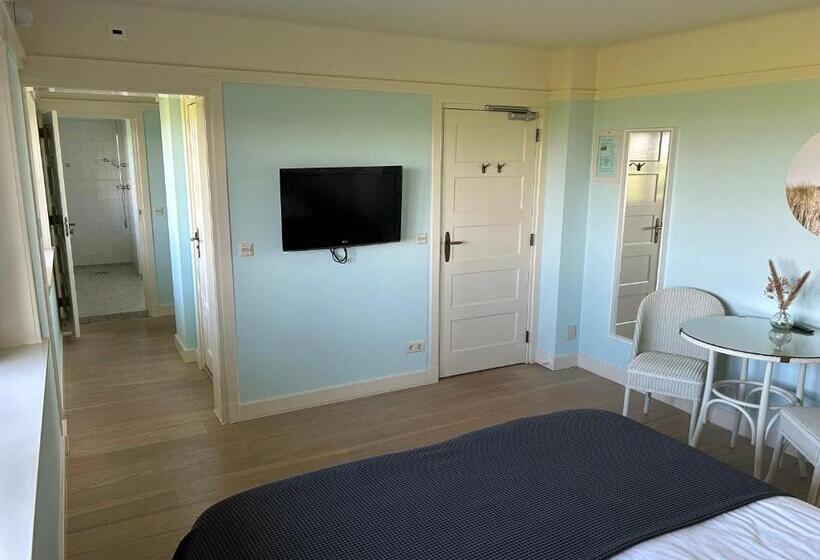 غرفة ديلوكس مطلّة علي البحر, Villa Nieuwland B&b