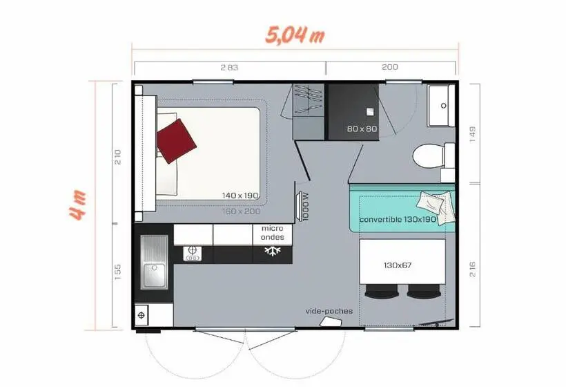 Deluxe-studio, Motel Bungalow & Chaletpark De Brenkberg