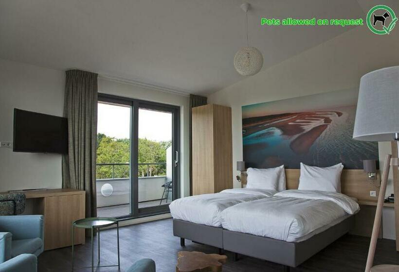 חדר סטנדרט עם מרפסת, Strandhotel Duinoord