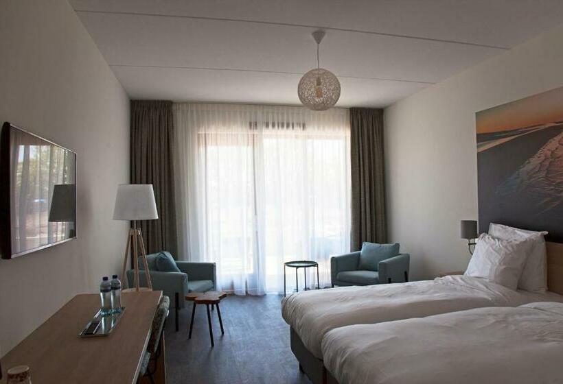 חדר דלוקס עם מרפסת, Strandhotel Duinoord
