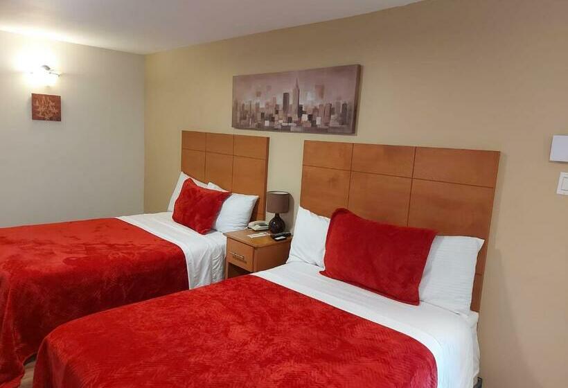 Номер Стандарт 2 Двуспальные Кровати, Auberge Motel La Référence